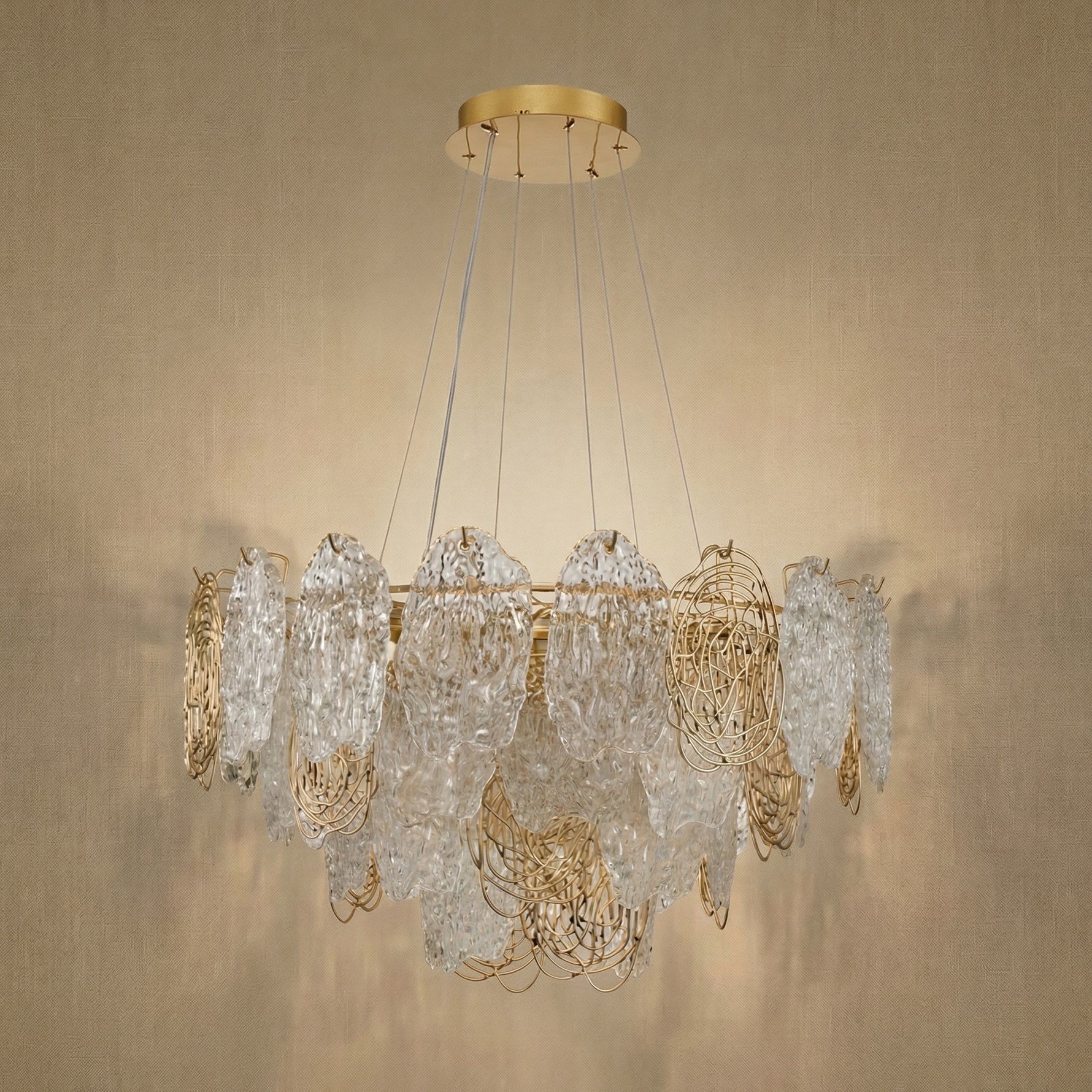 Yiosi Series Glass Pendant Light Style R - dark