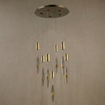 Yiosi Series Glass Pendant Light Style V - dark