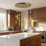 Yiosi Series Glass Pendant Light Style W - scene-2