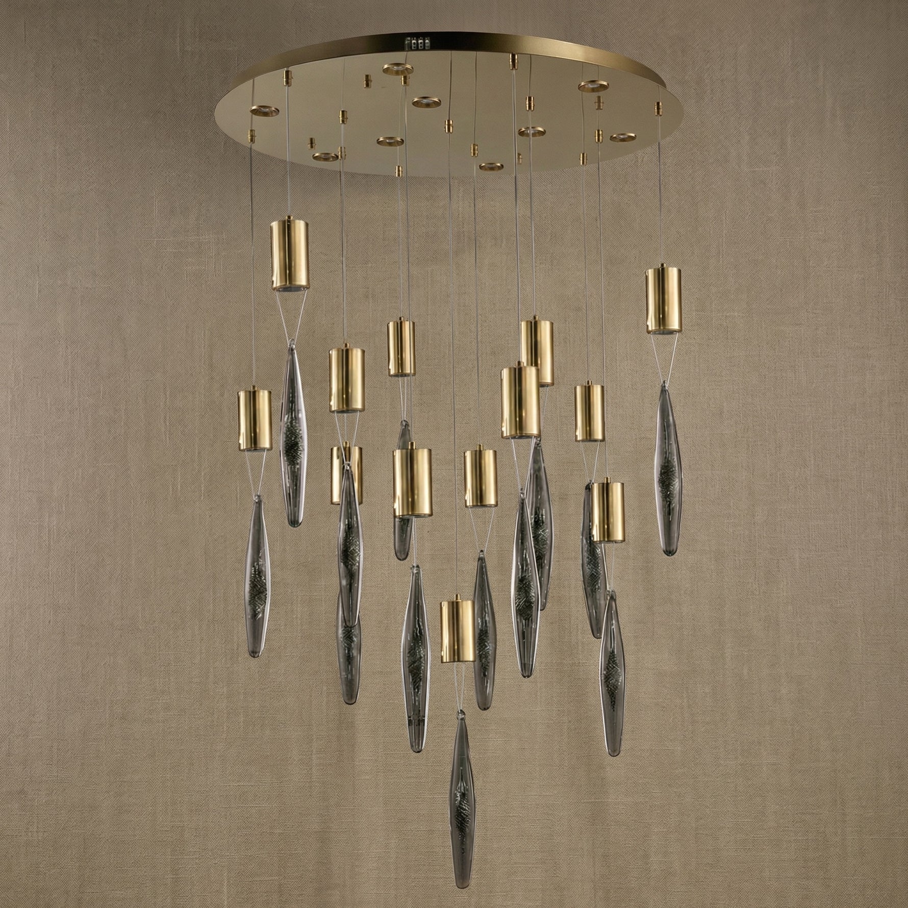 Yiosi Series Glass Pendant Light Style W - dark