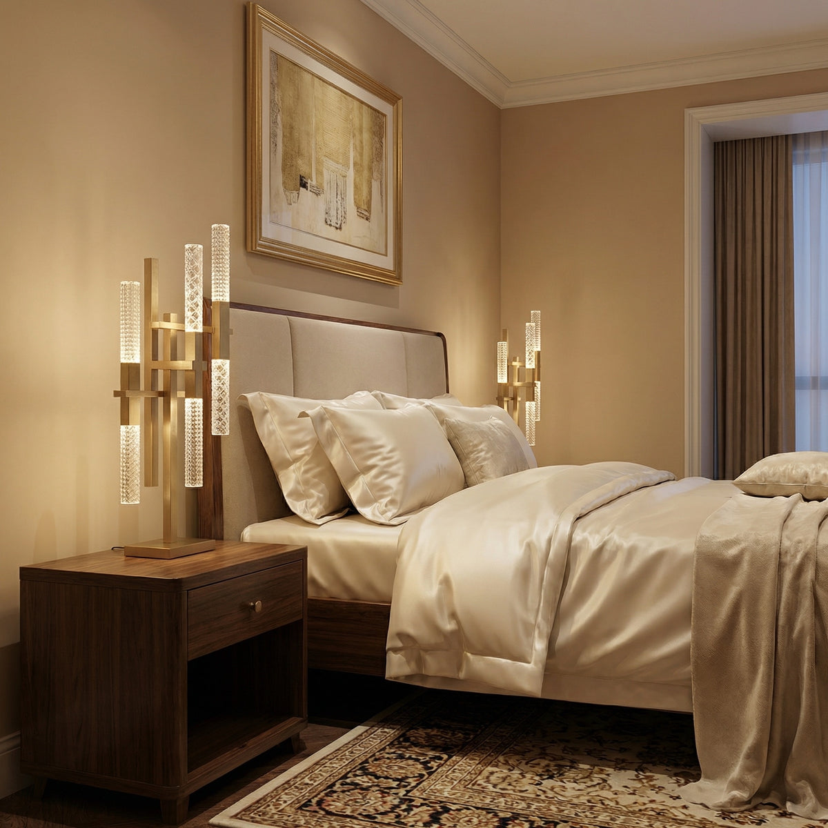Yiosi Series Glass Table Lamp 12" - scene-1