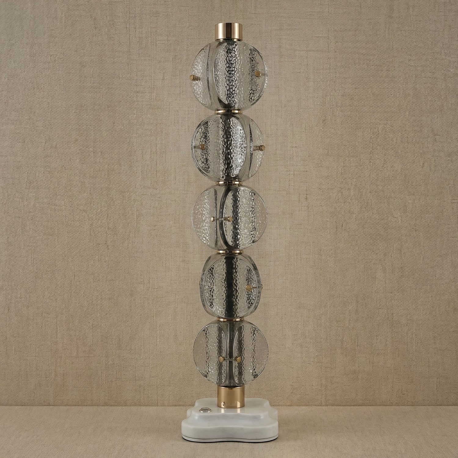 Yiosi Series Glass Table Lamp 7" - dark