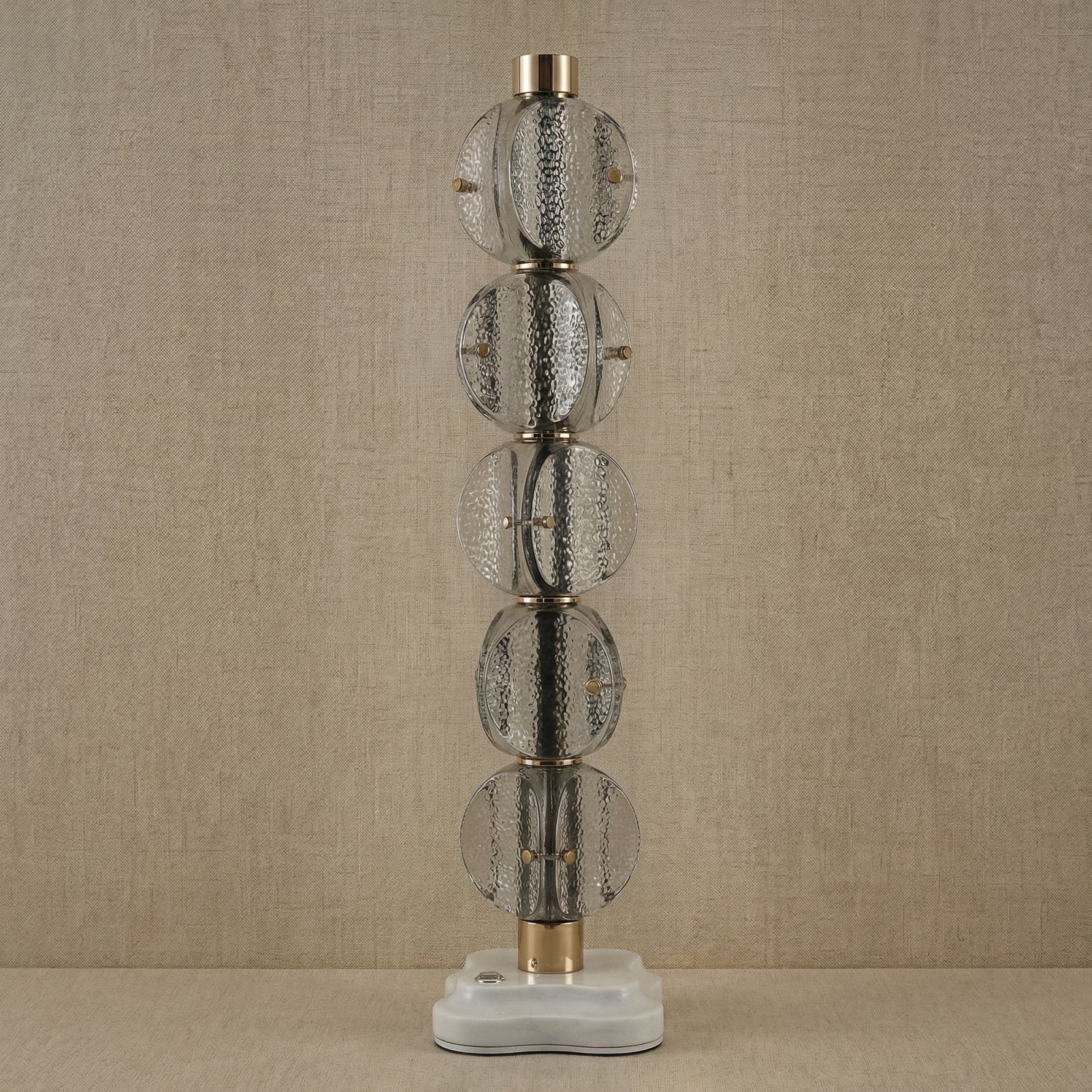 Yiosi Series Glass Table Lamp 7" - dark