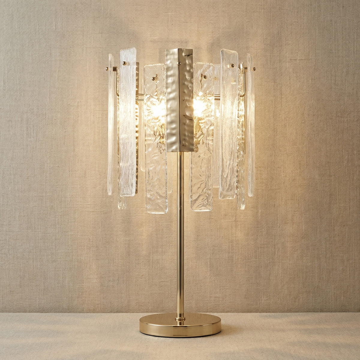 Yiosi Series Glass Table Lamp Style B - 13" (Dia 330mm)