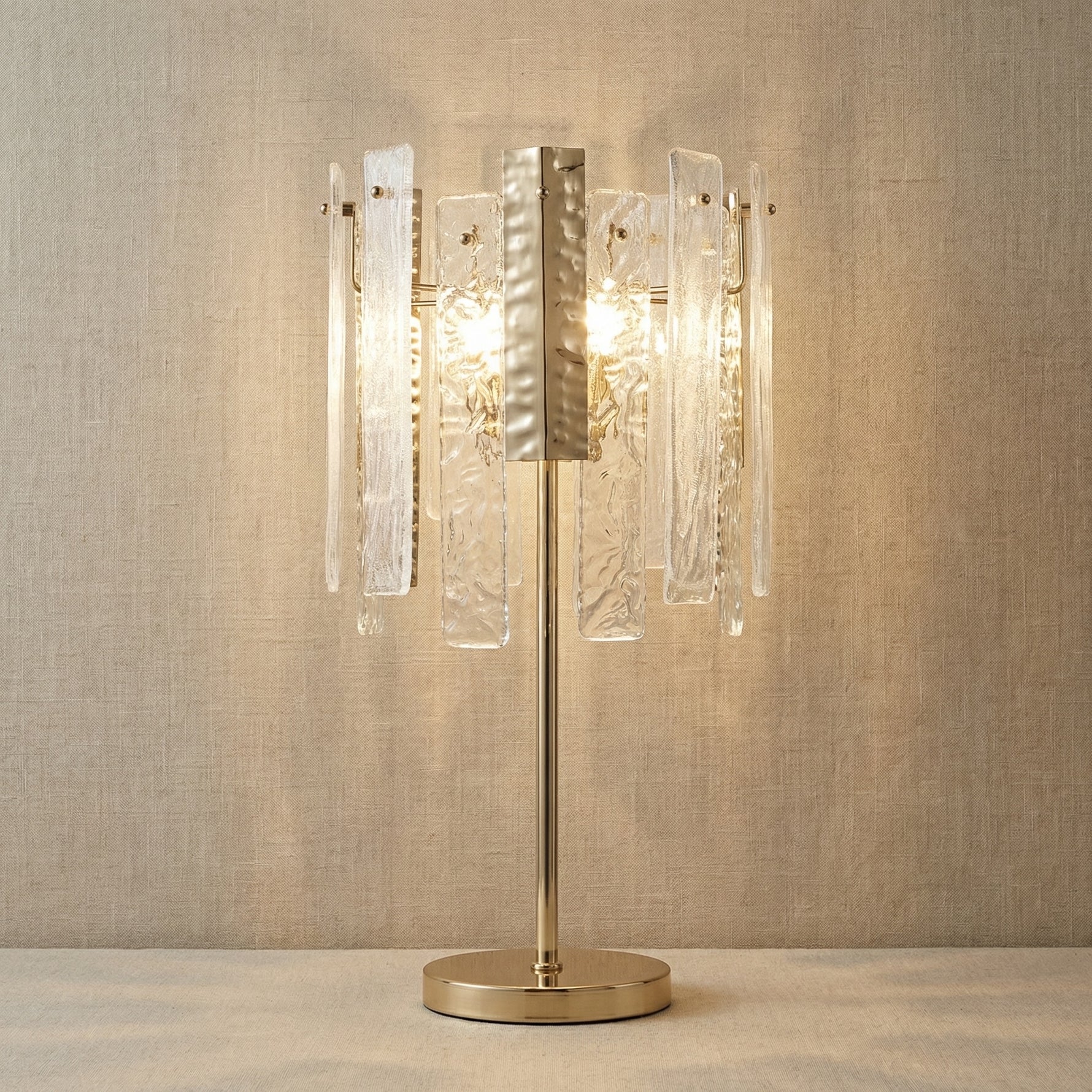 Yiosi Series Glass Table Lamp Style B - 13" (Dia 330mm)