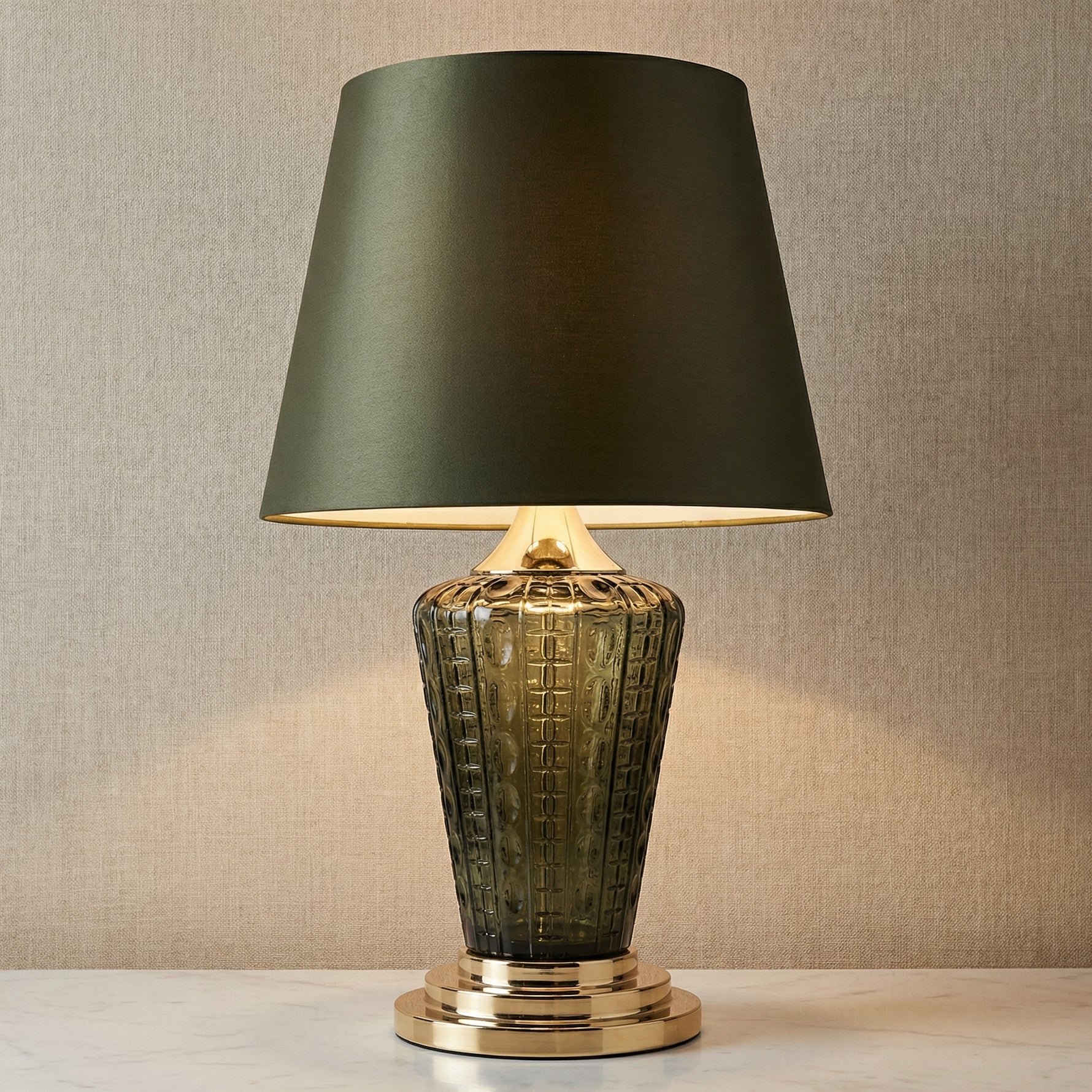 Yiosi Series Glass Table Lamp Style D - 14" (Dia 360mm)