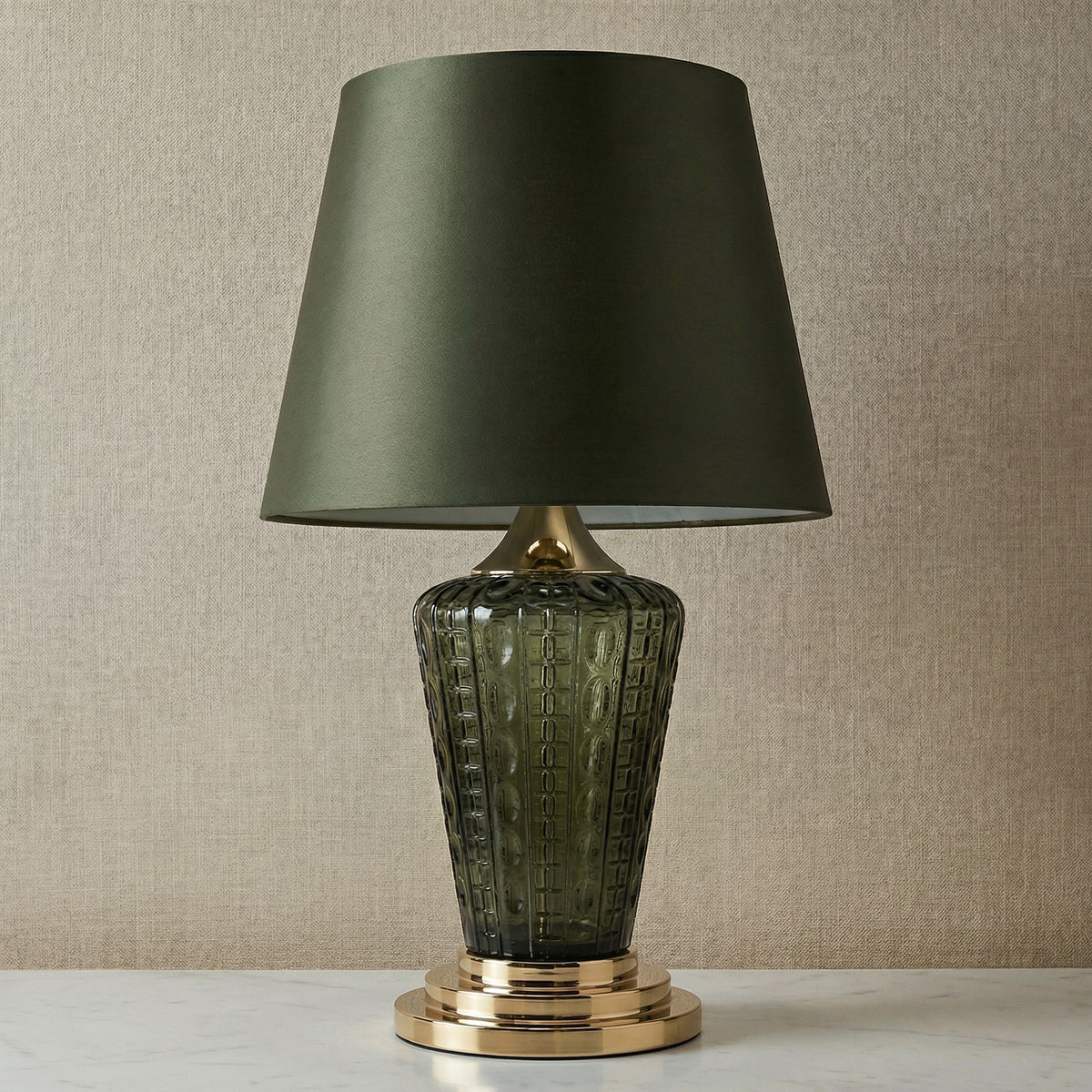 Yiosi Series Glass Table Lamp Style D - dark