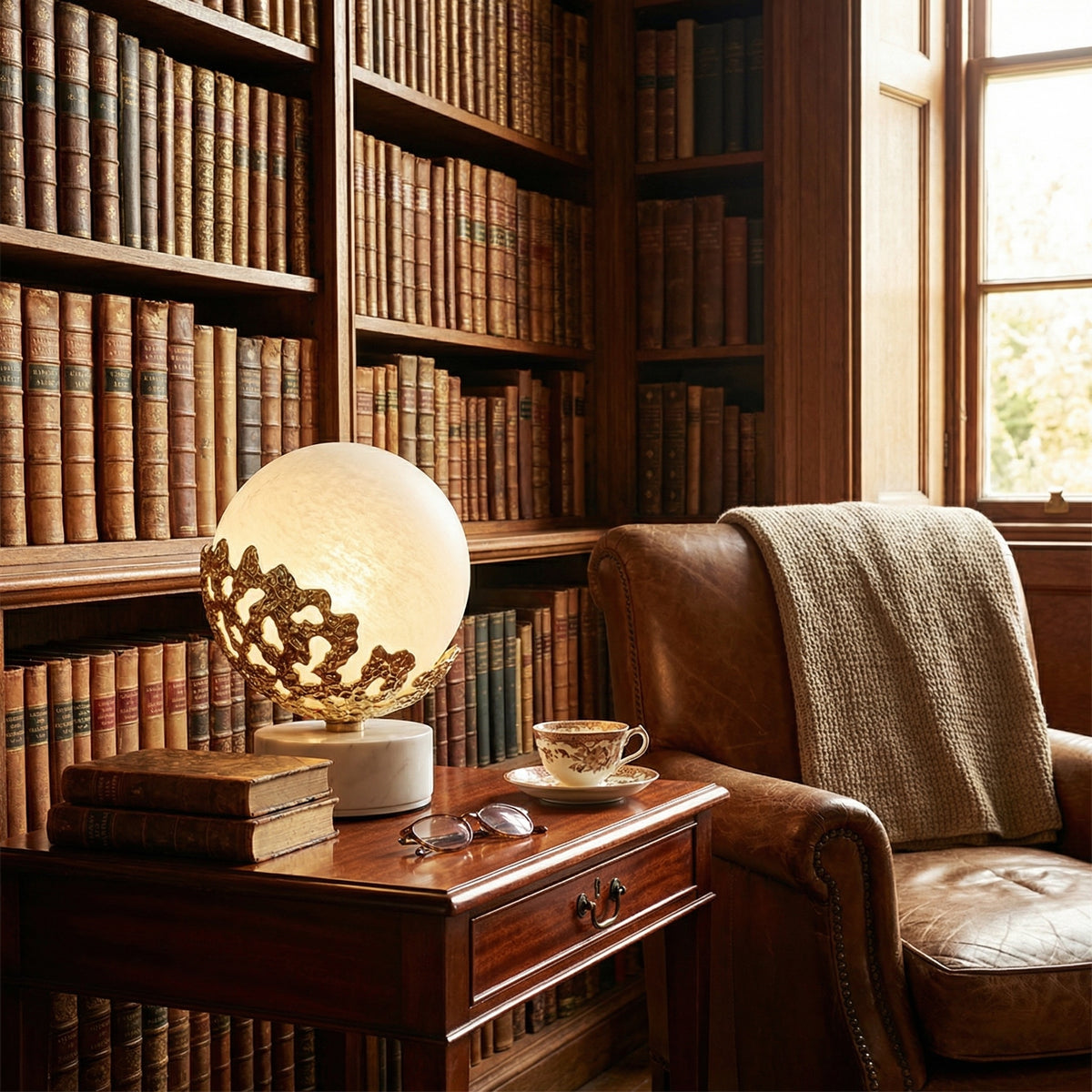 Yiosi Series Glass Table Lamp Style F - scene-3