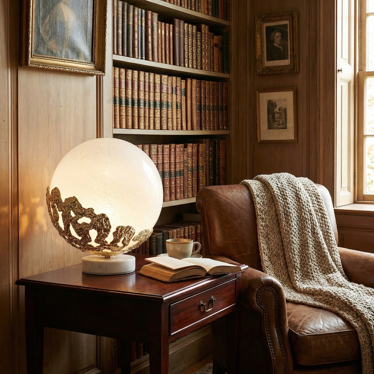 Yiosi Series Glass Table Lamp Style F - scene-3