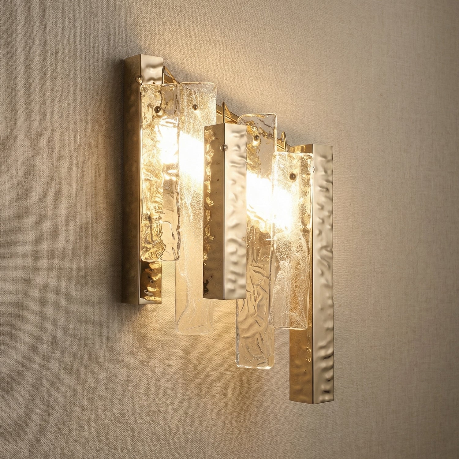 Yiosi Series Glass Wall Sconce 11" - 11" Linear (L280mm)