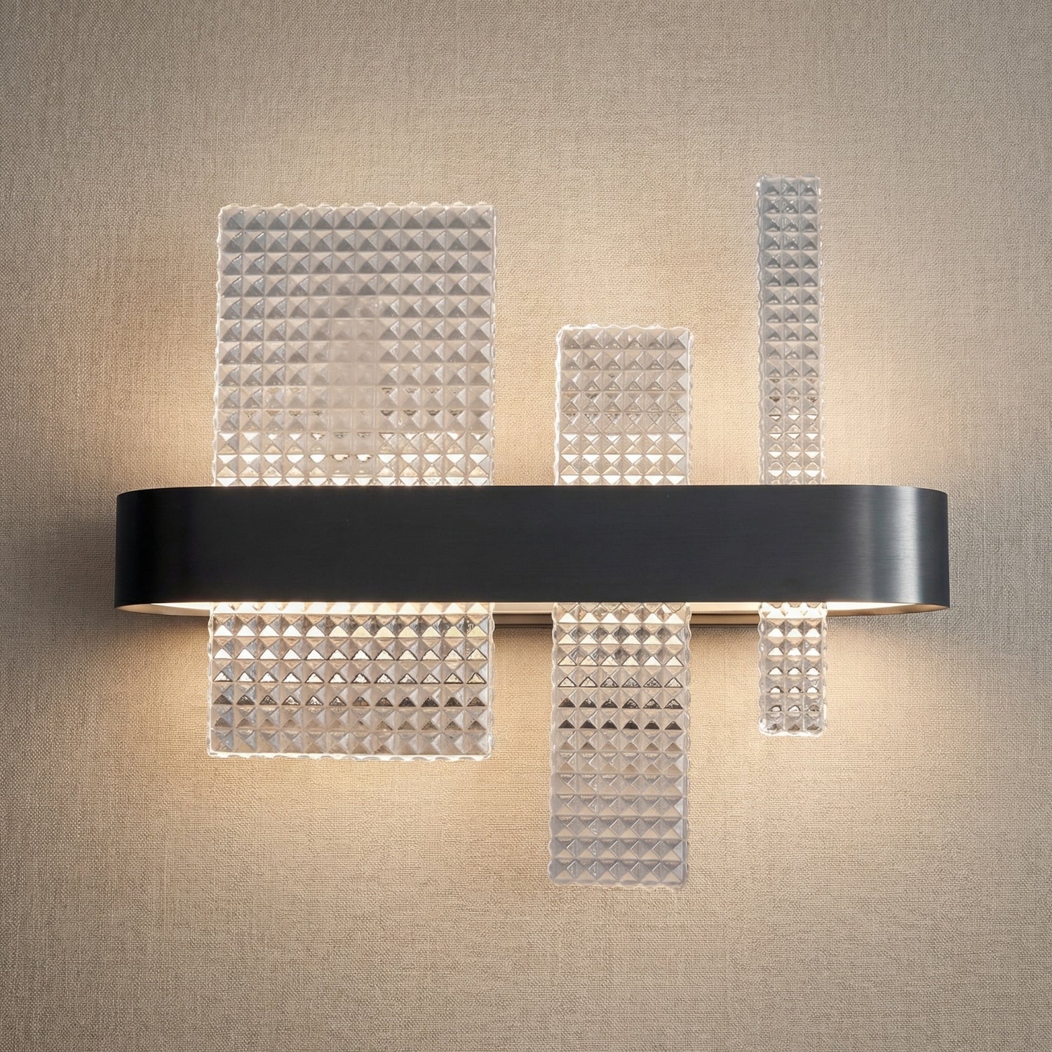 Yiosi Series Glass Wall Sconce 15" - 15" Linear (L370mm)