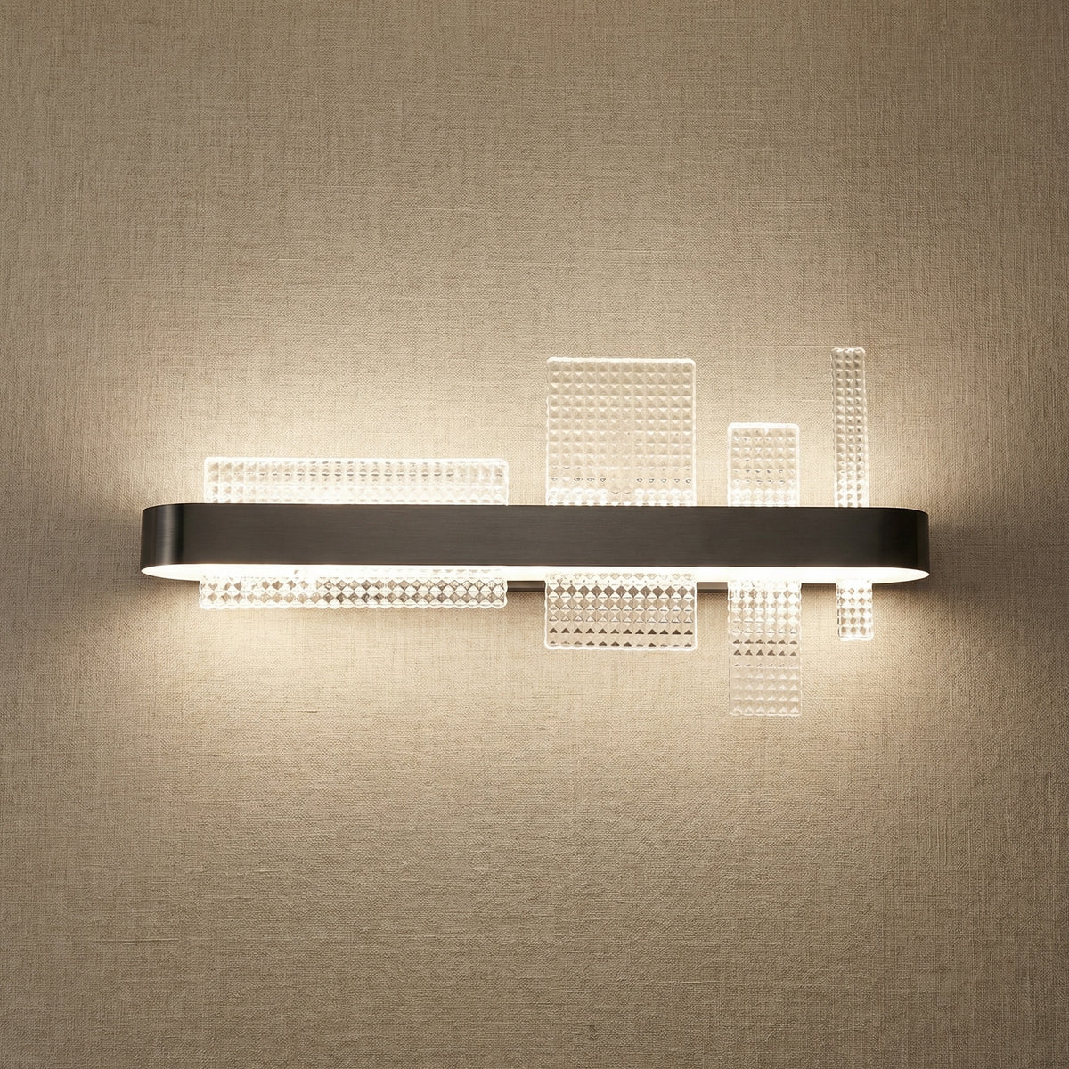 Yiosi Series Glass Wall Sconce 15" - 26" Linear (L650mm)