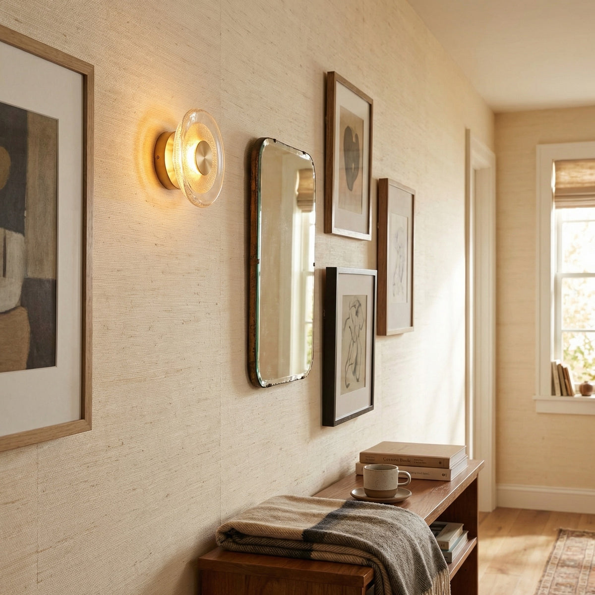 Yiosi Series Glass Wall Sconce Style D - scene-3
