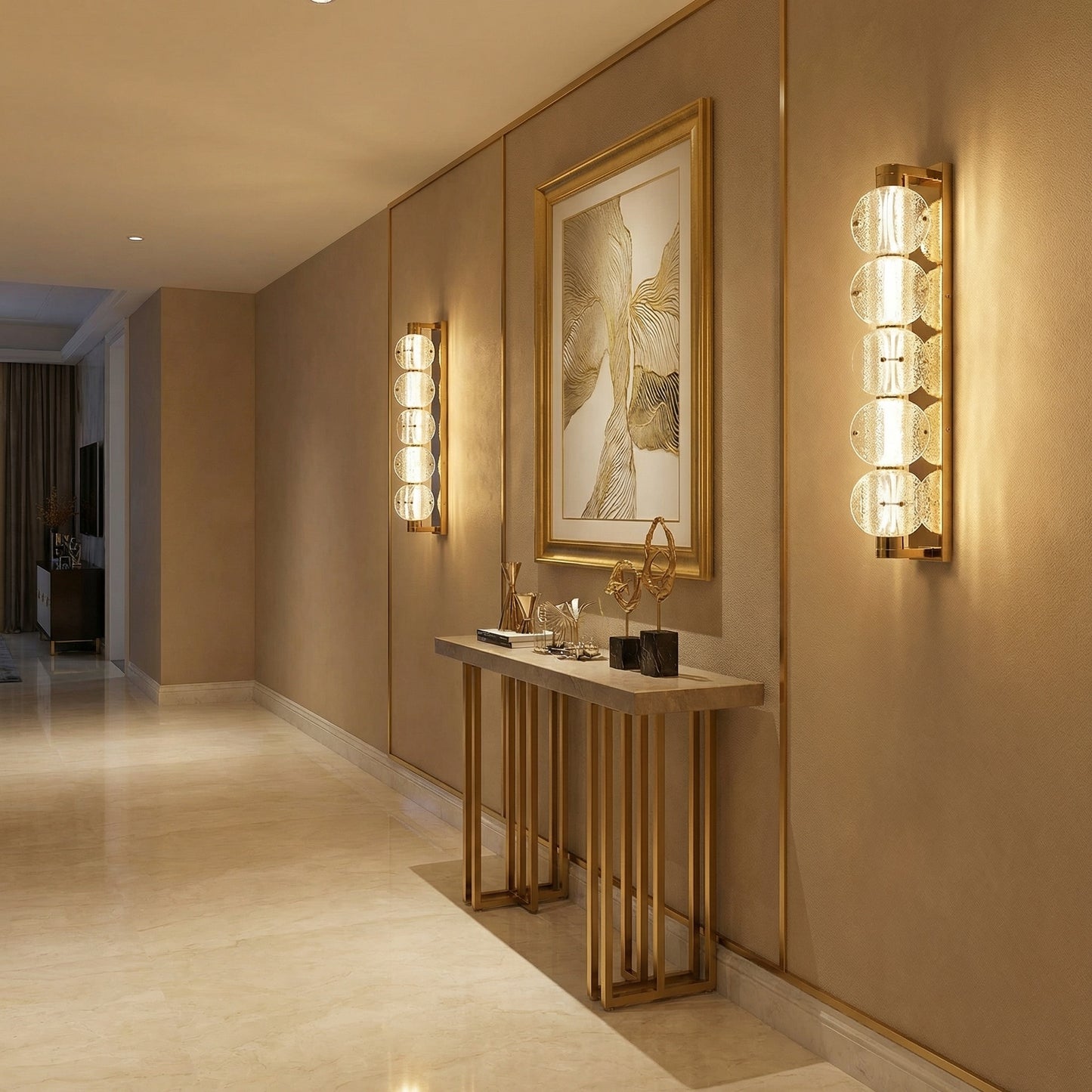 Yiosi Series Glass Wall Sconce Style F - scene-1