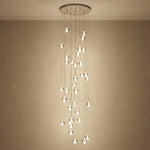 Yiosi Series Grand Cascading Crystal Pendant Light - 31" (Dia 800mm)