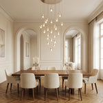 Yiosi Series Grand Cascading Crystal Pendant Light - scene-2
