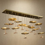 Yiosi Series Linear Cluster Copper Pendant Light - 51" Linear (L1300mm)