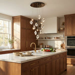 Yiosi Series Linear Cluster Crystal Pendant Light 47" Style A - scene-2