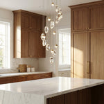 Yiosi Series Linear Cluster Crystal Pendant Light 47" Style A - scene-2