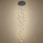 Yiosi Series Linear Cluster Crystal Pendant Light 47" Style B - 24" (Dia 600mm)