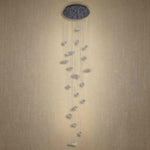 Yiosi Series Linear Cluster Crystal Pendant Light 47" Style B - dark