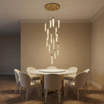 Yiosi Series Linear Cluster Metal Pendant Light - scene-1