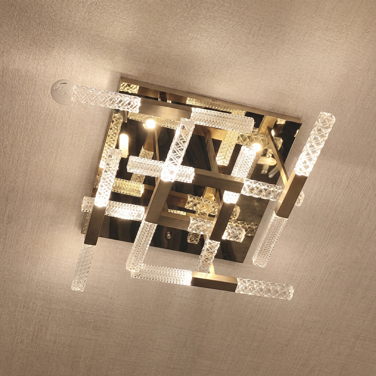 Yiosi Series Linear Glass Celling lamp - 35" Linear (L880mm)
