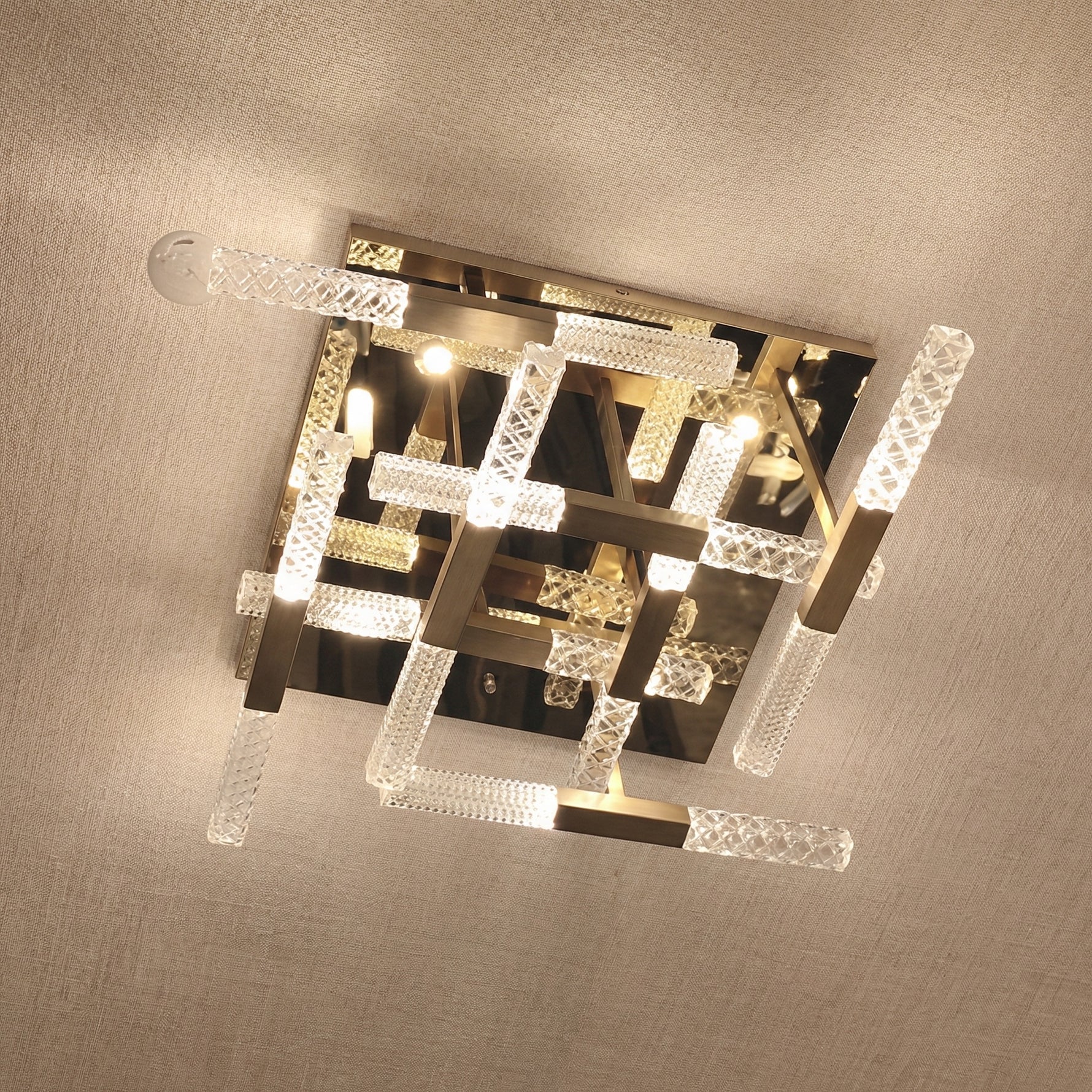 Yiosi Series Linear Glass Celling lamp - 35" Linear (L880mm)