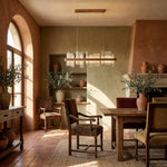 Yiosi Series Linear Glass Pendant Light 39" Style B - scene-2