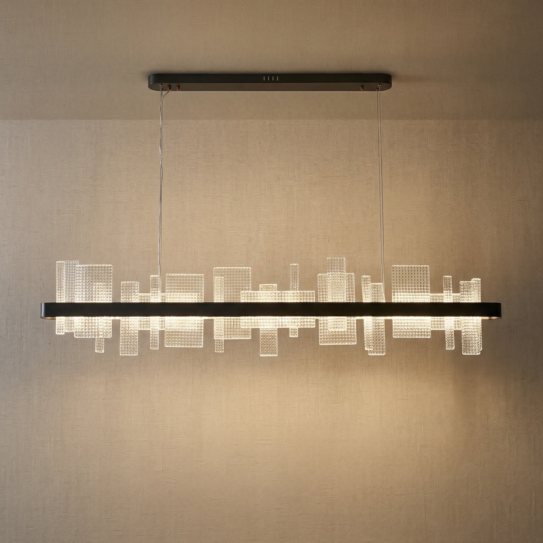 Yiosi Series Linear Glass Pendant Light 39" Style B - 59" Linear (L1500mm)