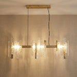 Yiosi Series Linear Glass Pendant Light 45" Style A - 45" Linear (L1150mm)