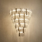Yiosi Series Linear Glass Pendant Light 45" Style A - 48" (Dia 1220mm)
