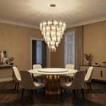 Yiosi Series Linear Glass Pendant Light 45" Style A - scene-1