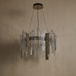Yiosi Series Linear Glass Pendant Light 45" Style A - dark