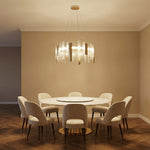 Yiosi Series Linear Glass Pendant Light 45" Style A - scene-1