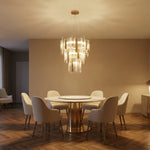 Yiosi Series Linear Glass Pendant Light 45" Style A - scene-1