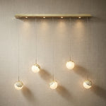 Yiosi Series Linear Glass Pendant Light 47" Style A - 47" Linear (L1200mm)