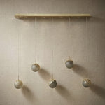 Yiosi Series Linear Glass Pendant Light 47" Style A - dark