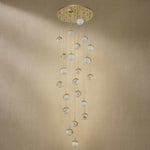 Yiosi Series Linear Glass Pendant Light 47" Style A - dark