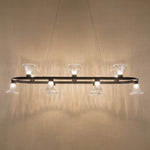 Yiosi Series Linear Glass Pendant Light 53" - 53" Linear (L1350mm)