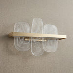Yiosi Series Linear Glass Wall Sconce 15" - dark