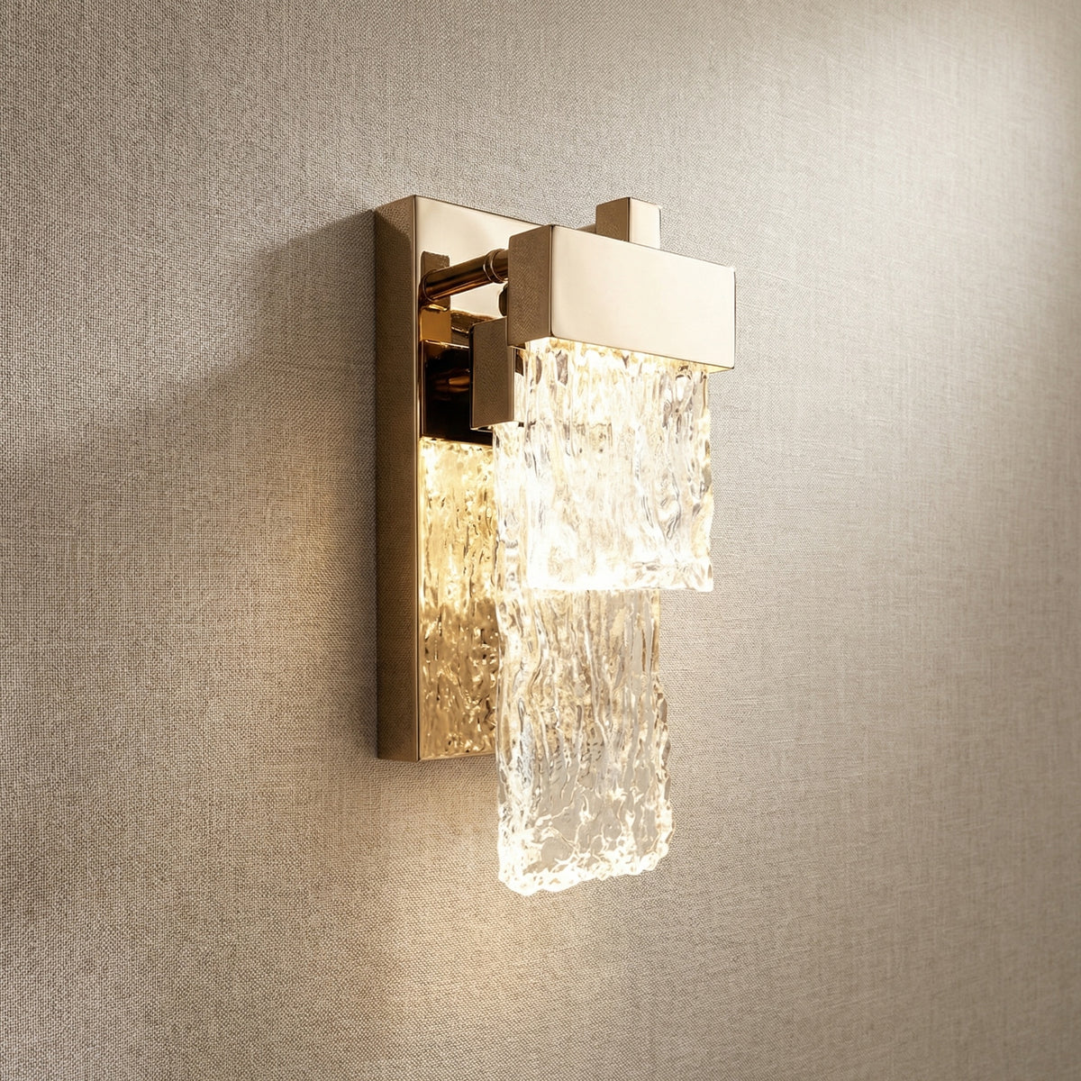 Yiosi Series Linear Glass Wall Sconce 5" - 5" Linear (L120mm)