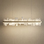 Yiosi Series Linear Natural Stone Pendant Light 39" - 59" Linear (L1500mm)