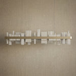 Yiosi Series Linear Natural Stone Pendant Light 39" - dark
