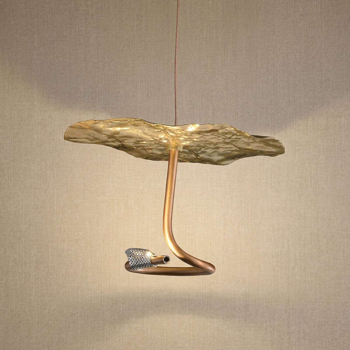 Yiosi Series Mini Copper Pendant Light - 8" (Dia 200mm)