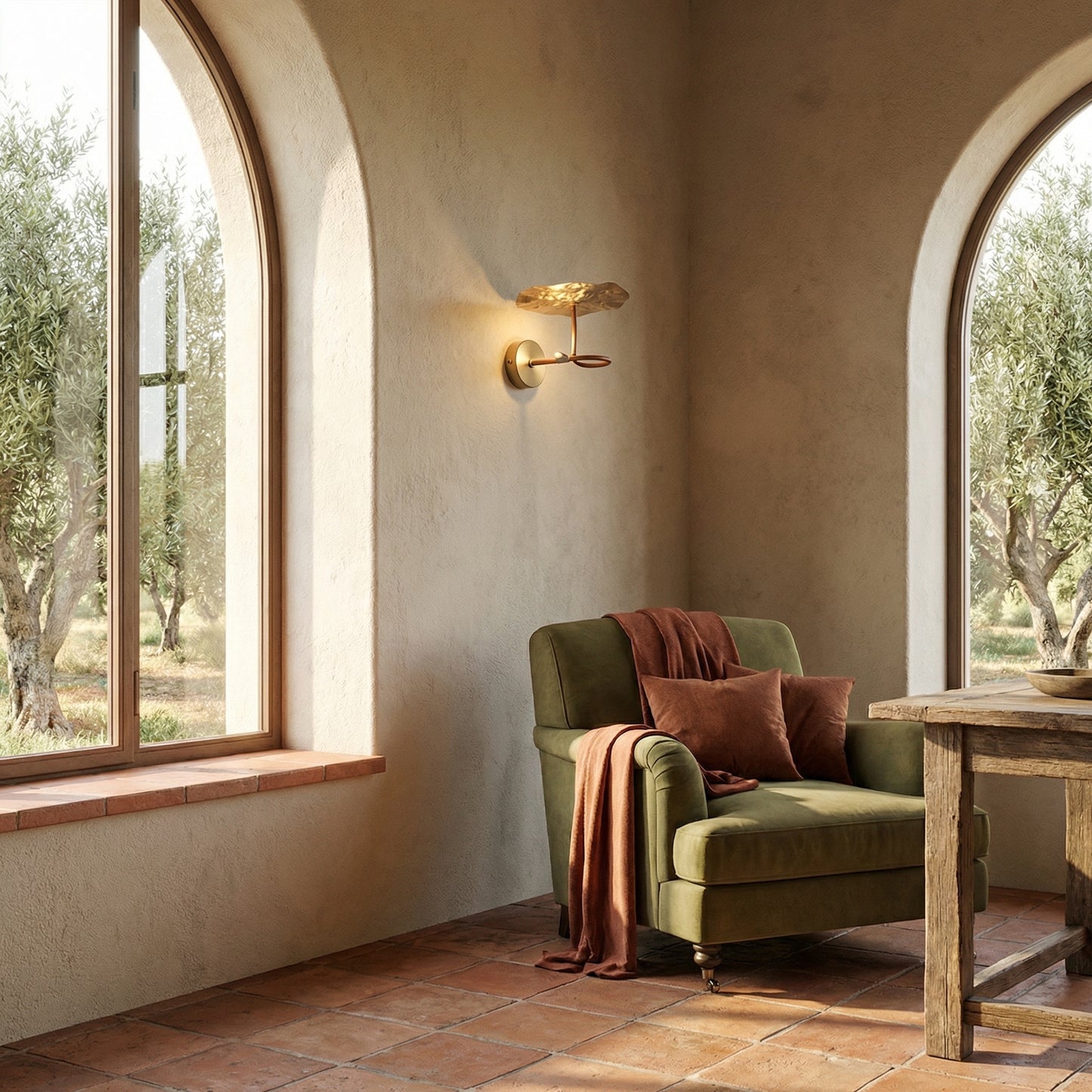 Yiosi Series Mini Copper Wall Sconce - scene-2