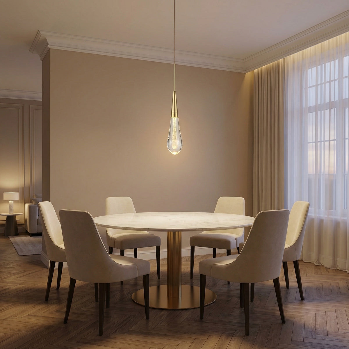 Yiosi Series Mini Glass Pendant Light Style A - scene-1