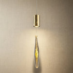 Yiosi Series Mini Glass Pendant Light Style G - Mirror finish champagne gold