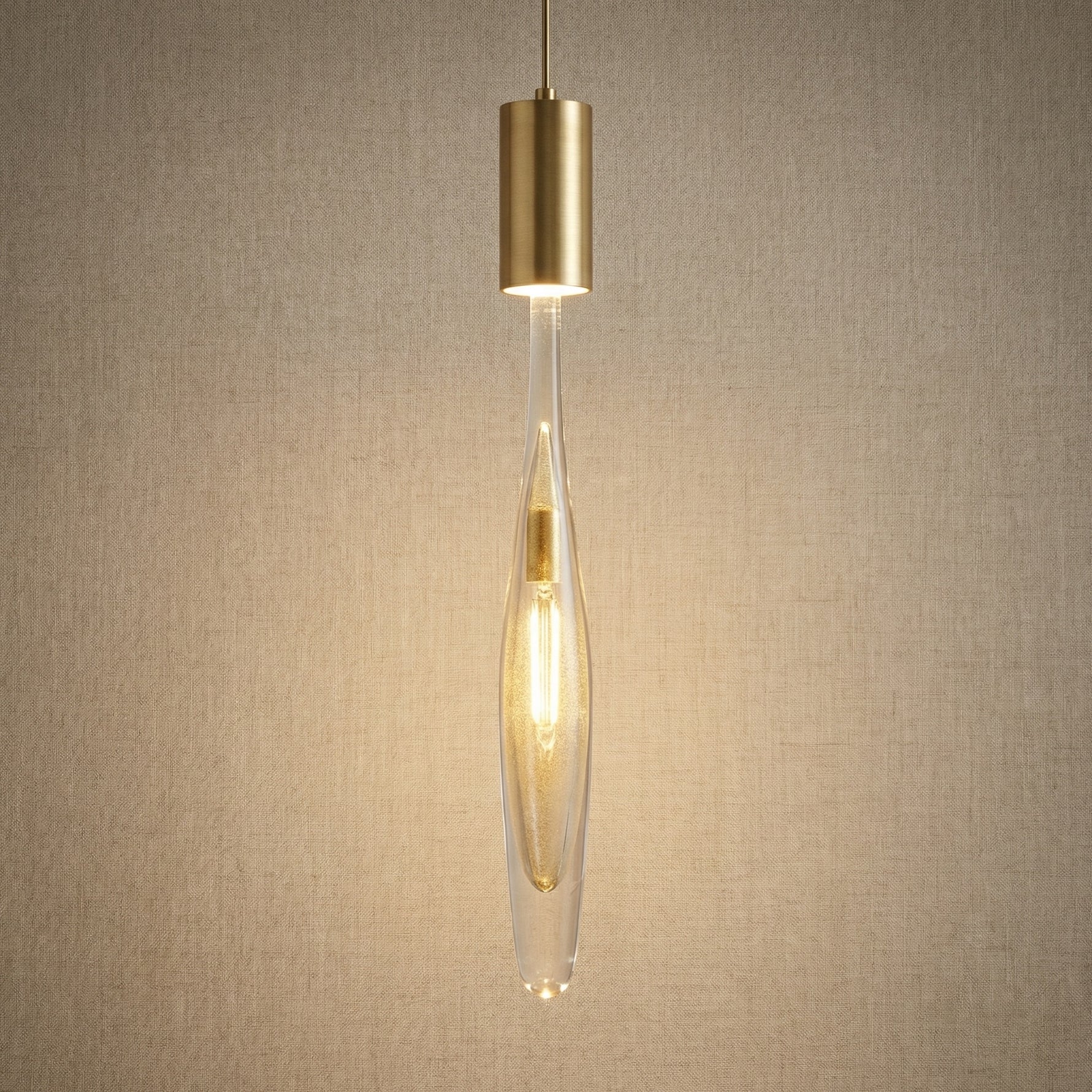 Yiosi Series Mini Glass Pendant Light Style G - Mirror finish champagne gold Style B