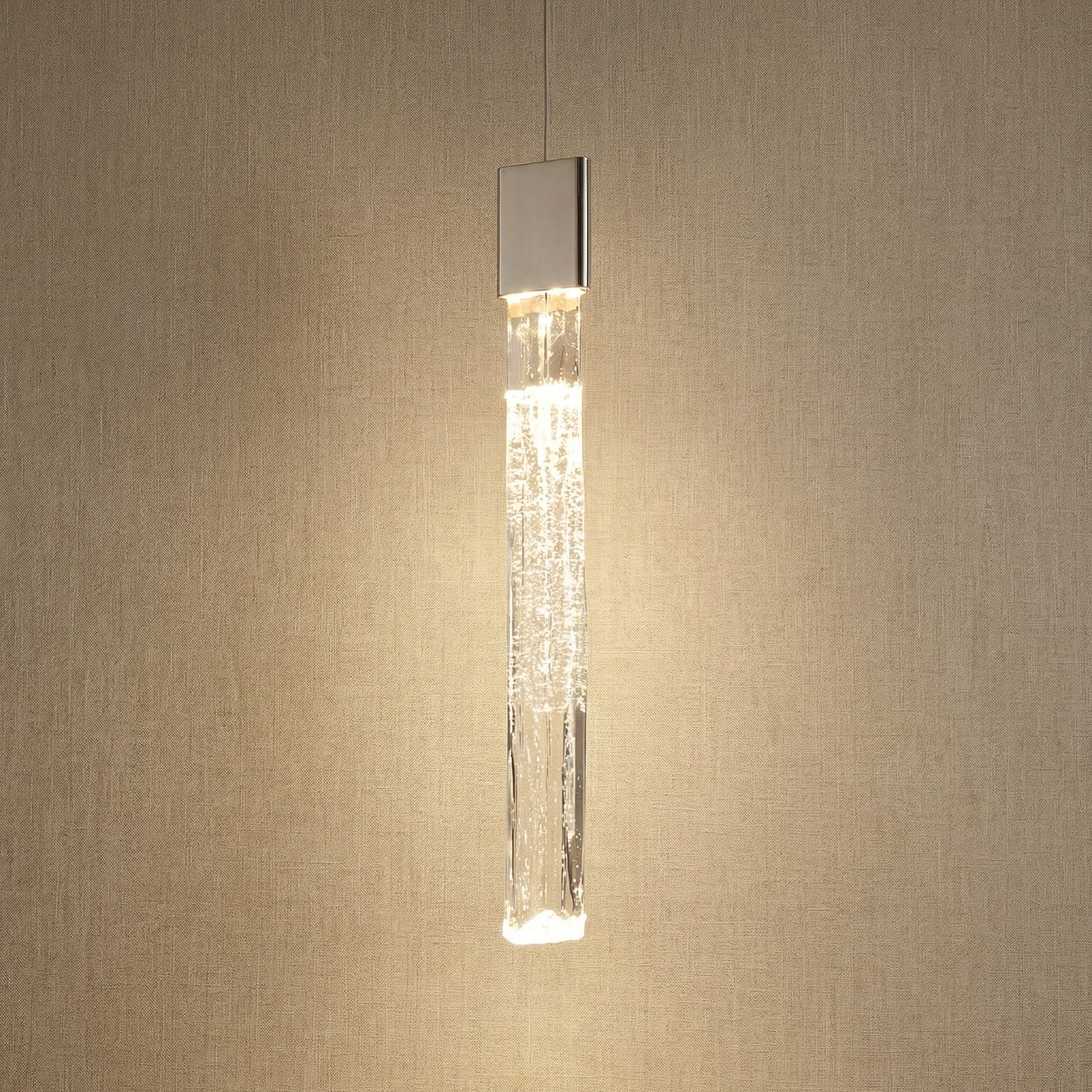Yiosi Series Mini Glass Pendant Light Style H - Clear glass